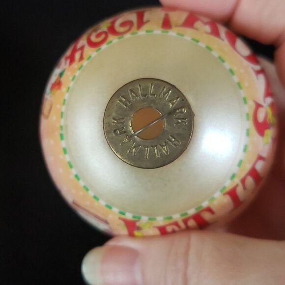 Hallmark Mary Engelbreit "Let It Snow" Snowman Christmas Ornament Dated 1994 - Picture 12 of 13